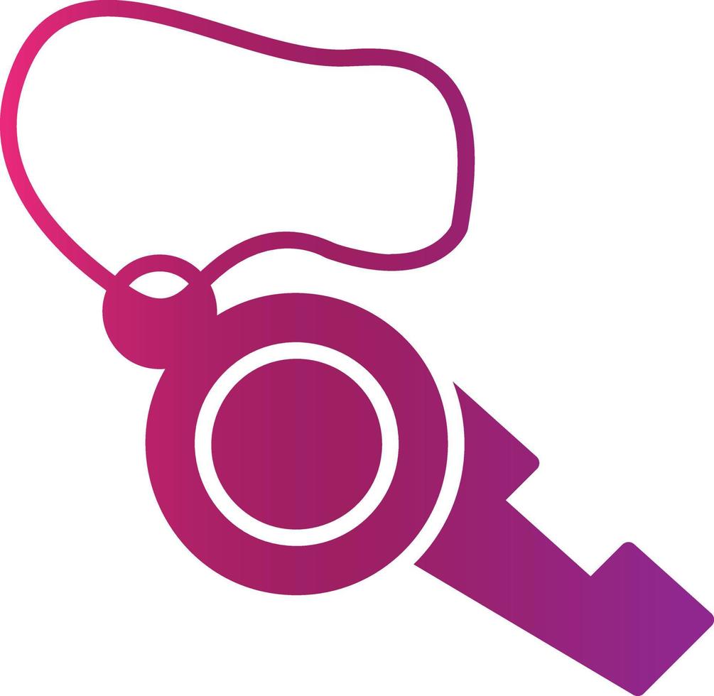 Whistle Creative Icon Design vector