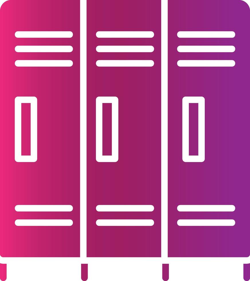 Lockers Creative Icon Design vector