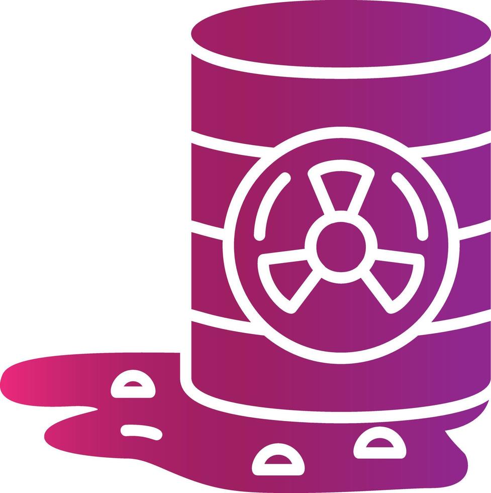 Toxic Waste Creative Icon Design vector