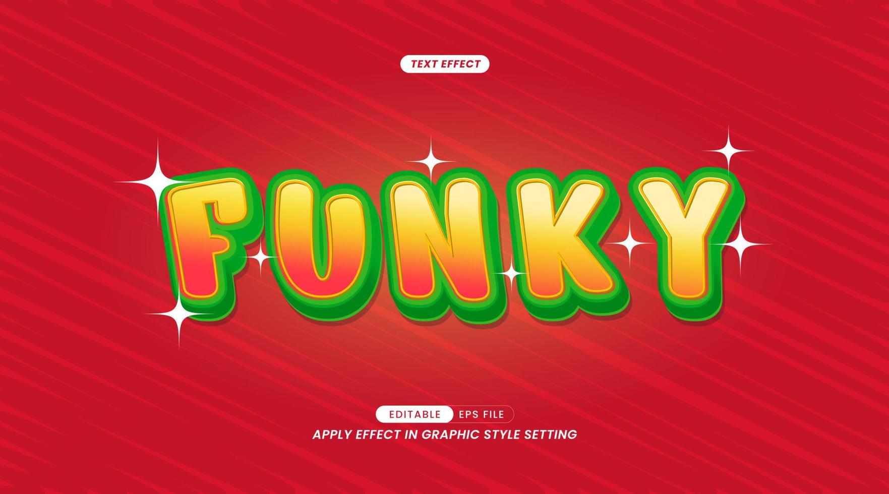 3D Graphic Text Effects Stickers with Word Slogans that can be Edited in Graphic Styles. vector