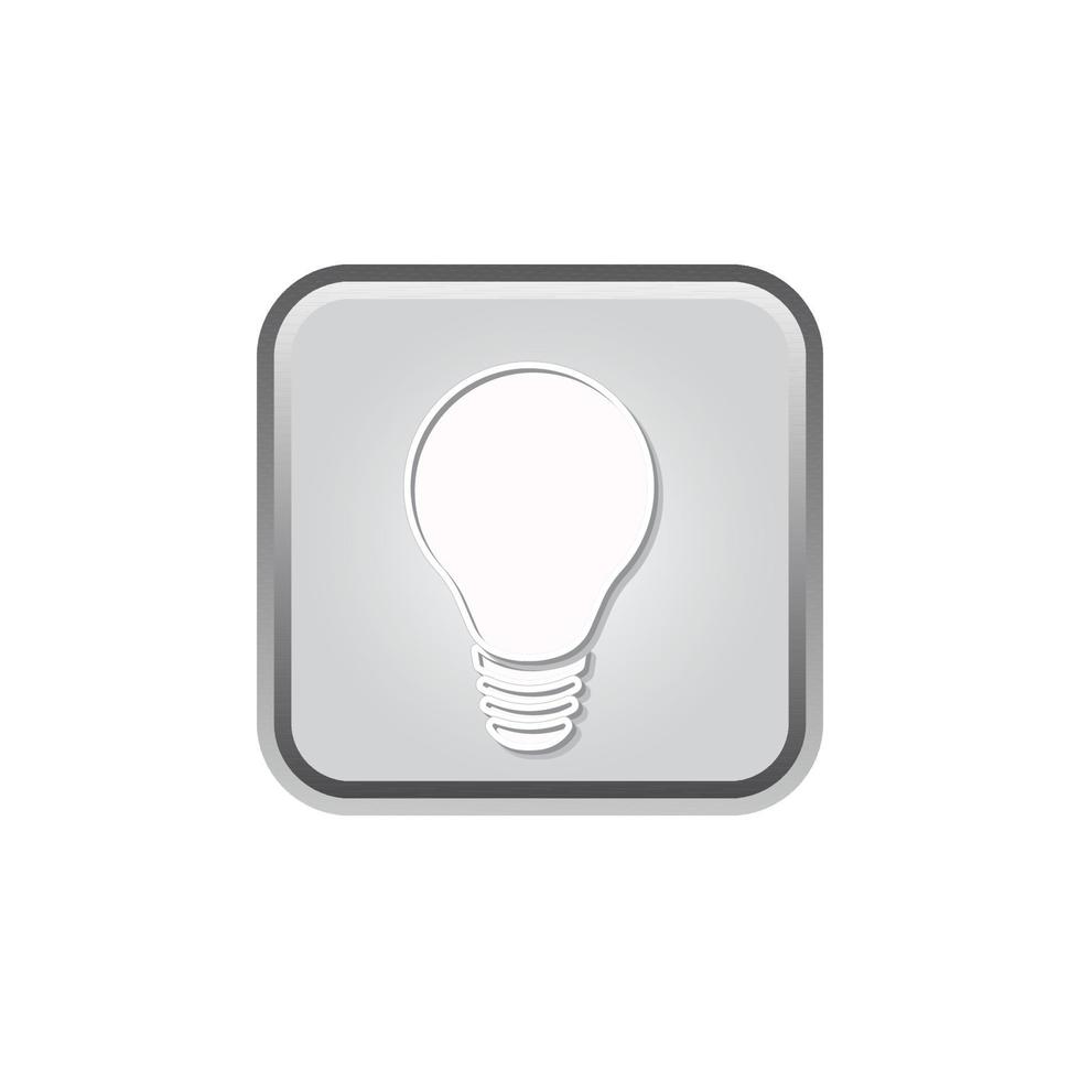 Light Bulb Icon Symbol Vector for Web, Communication and Idea
