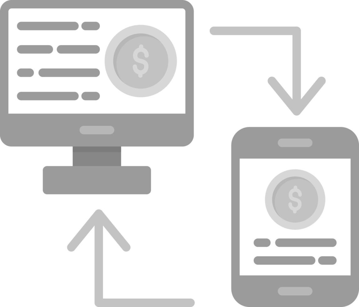 Online Transfer Creative Icon Design vector