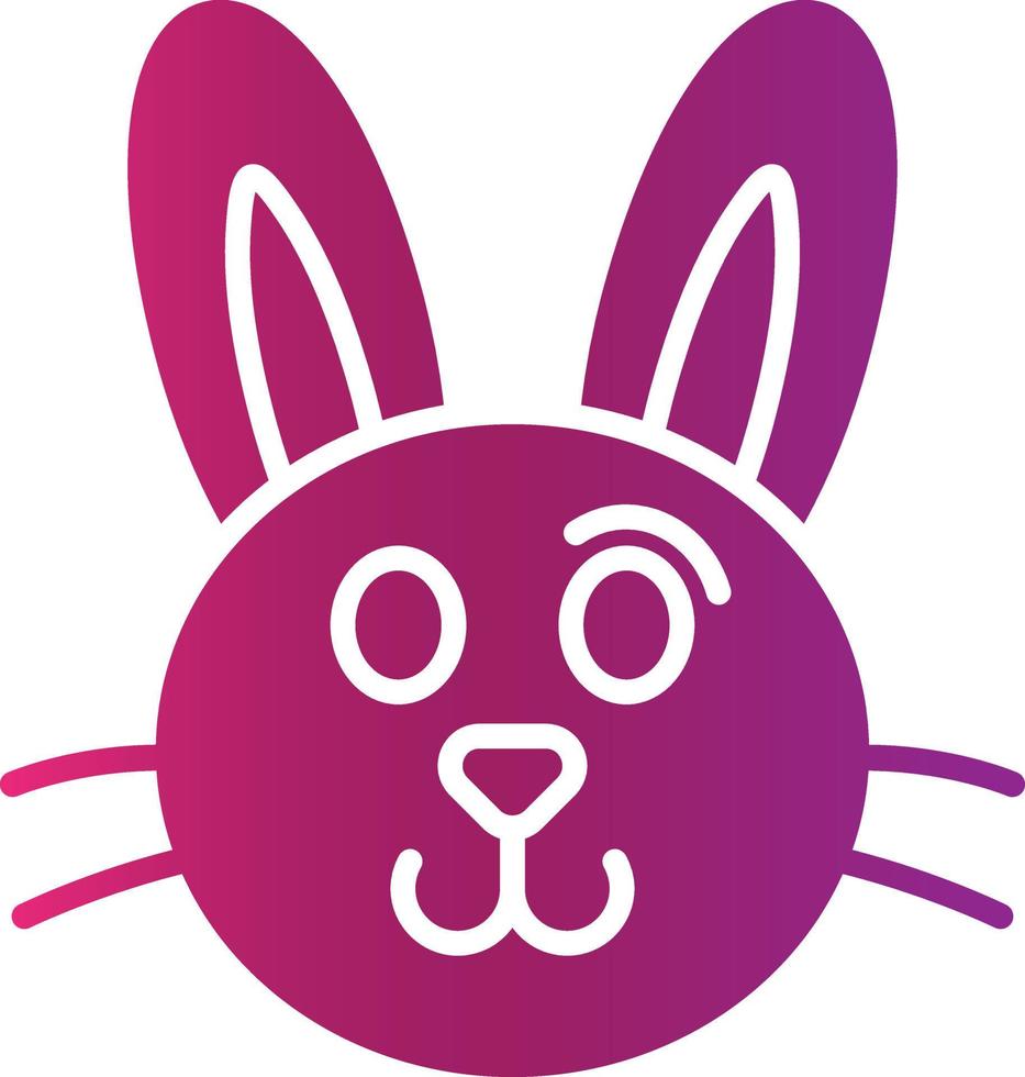 Rabbit Creative Icon Design vector