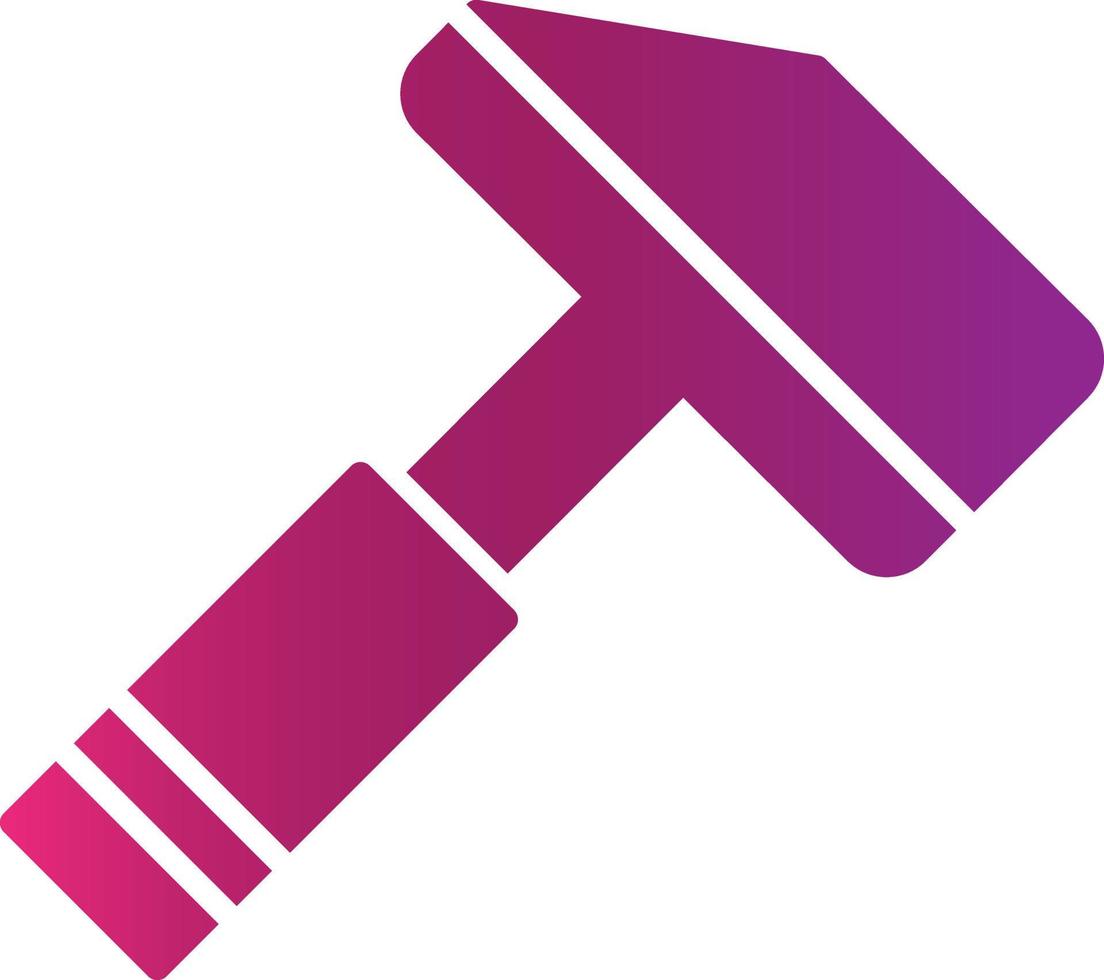 Hammer Creative Icon Design vector