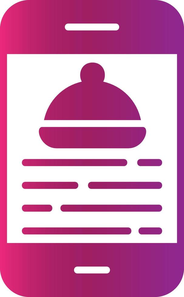 Food App Creative Icon Design vector