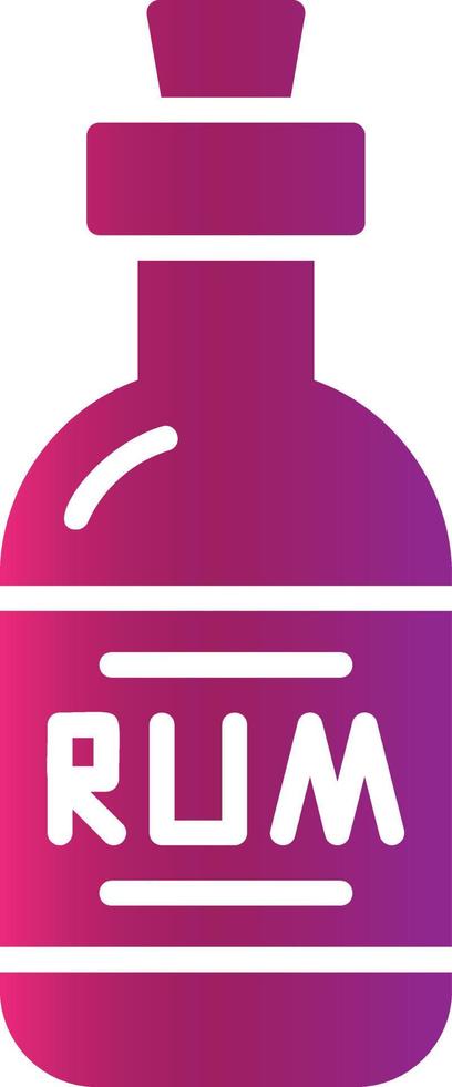 Rum Creative Icon Design vector