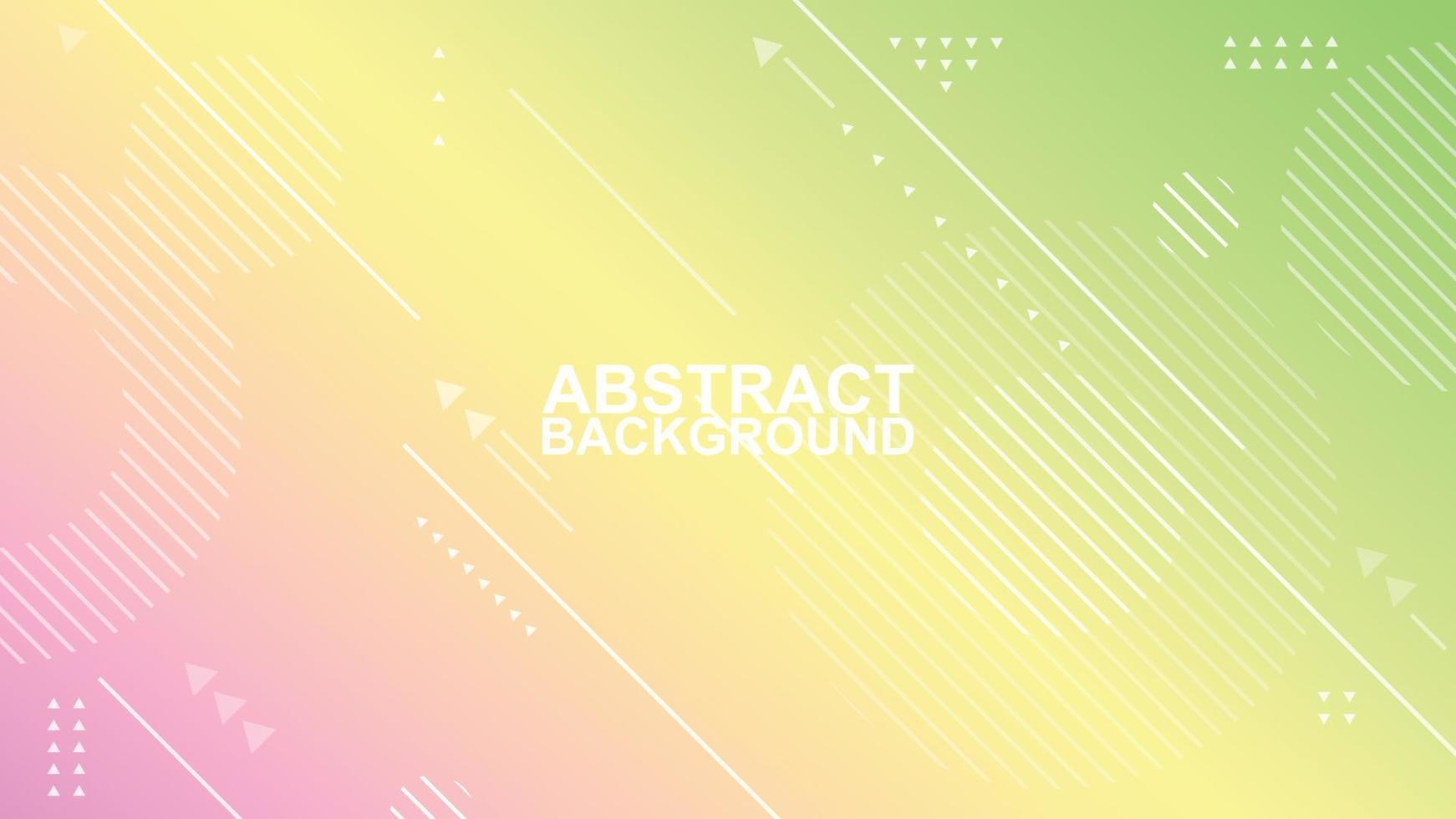 purple yellow and green gradient abstract modern geometric line circle and triangle background. speed play modern background vector