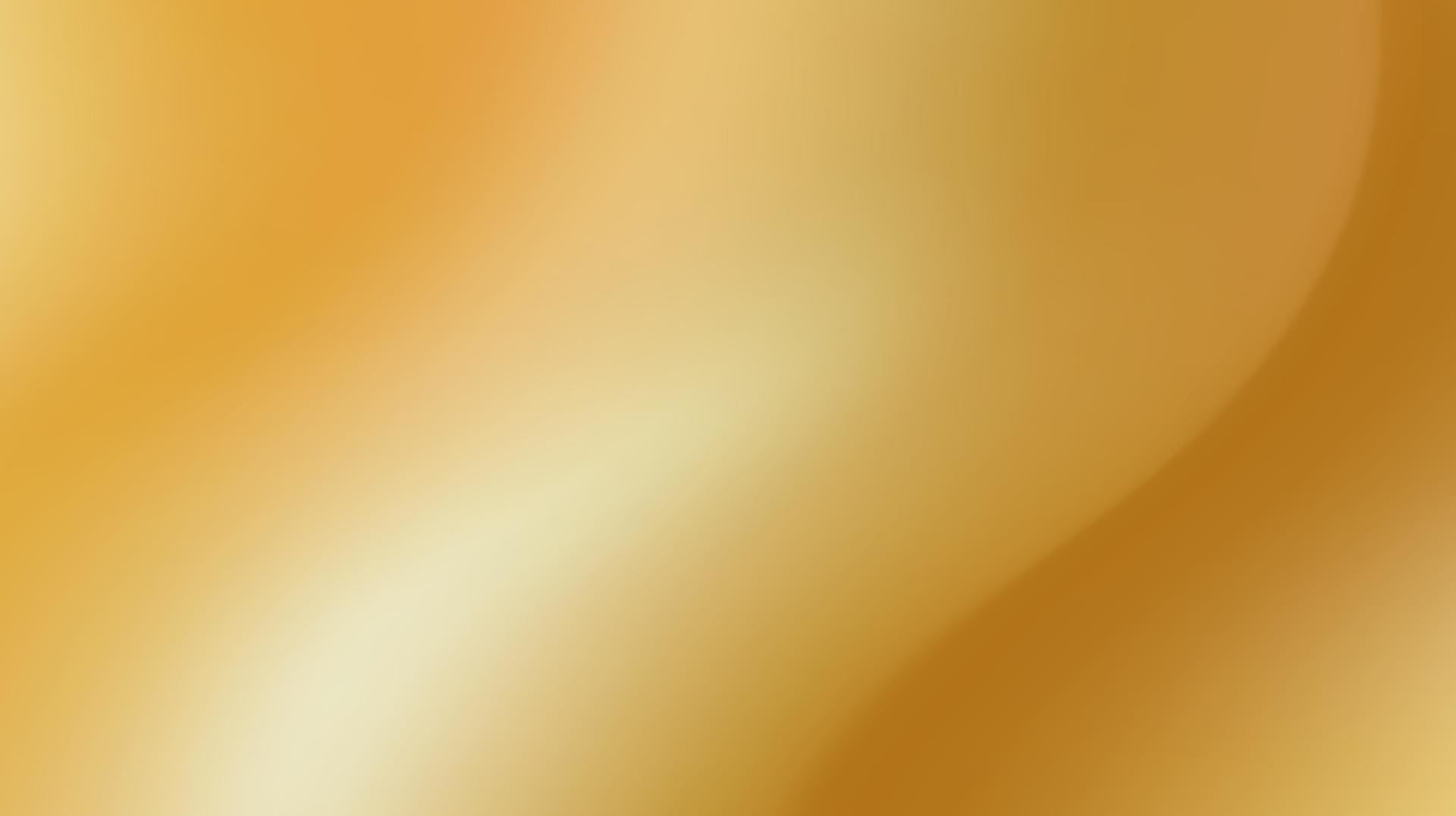 Gold gradient abstract vector background and soft glowing backdrop