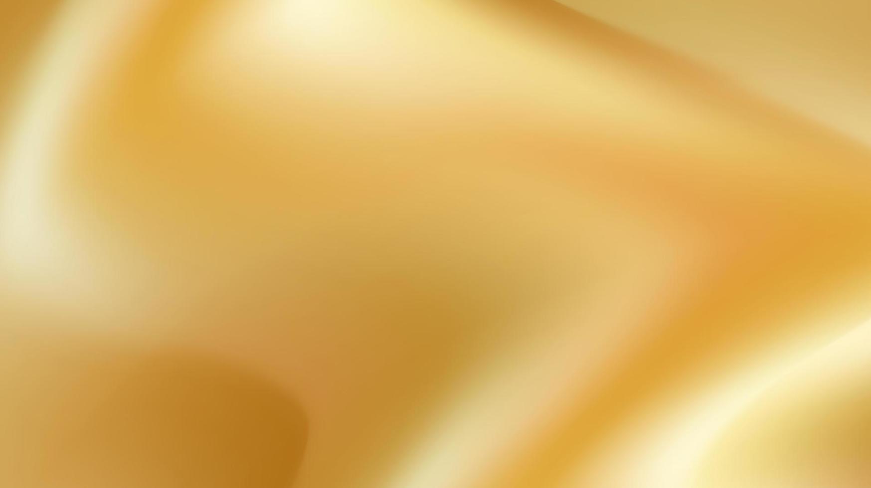 fondo de vector abstracto degradado de oro y telón de fondo suave y brillante. lujoso diseño de fondo dorado. fondo de diseño vectorial