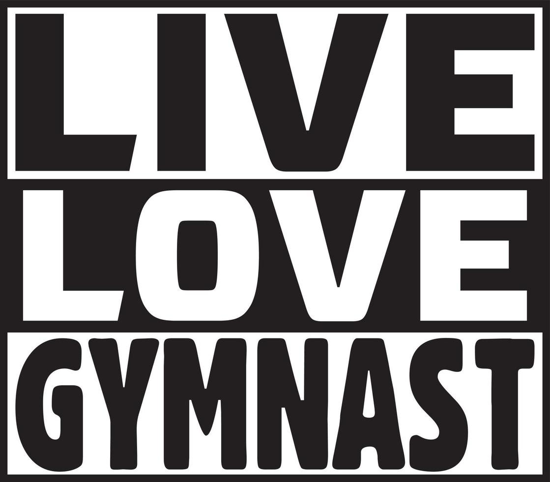 Gymnastics T-Shirt Design Bundle, typography Gaming Design vector