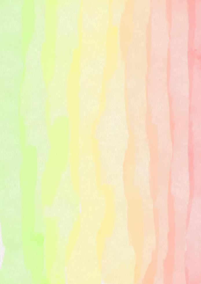Beautiful rainbow watercolor background. Colorful gradient painting on canvas vector