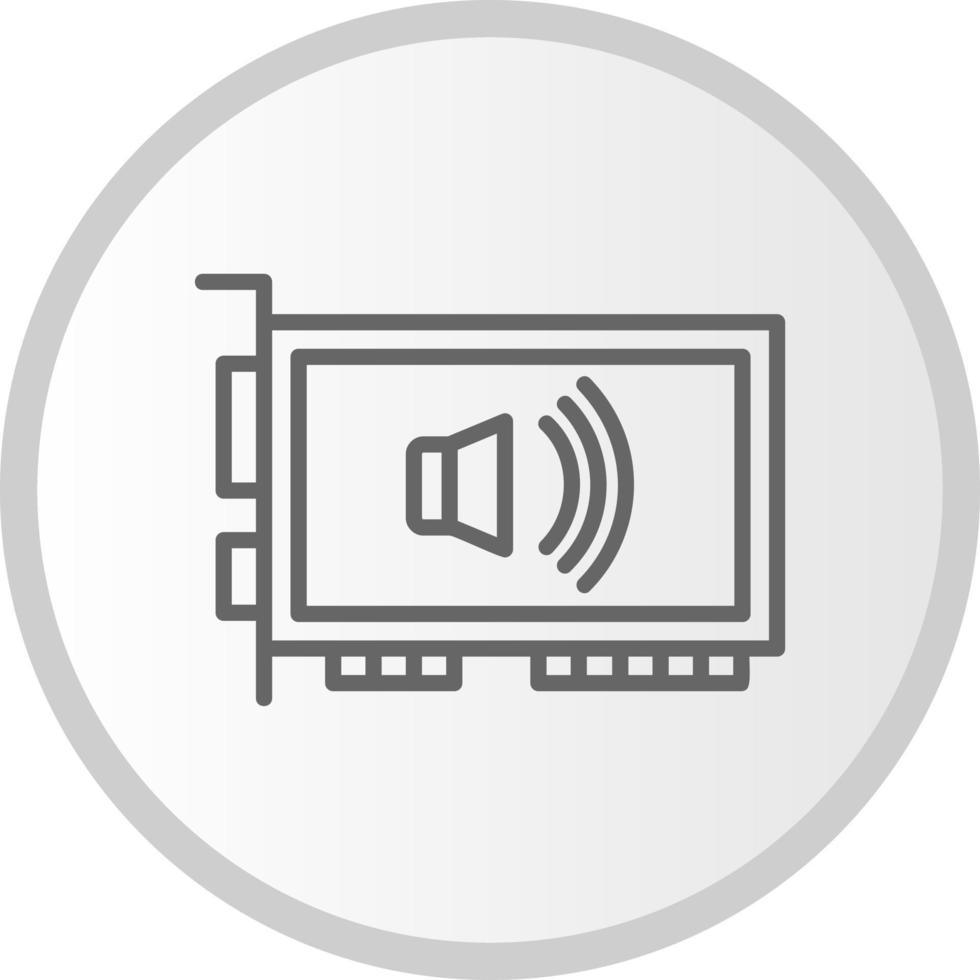 Sound Card Vector Icon