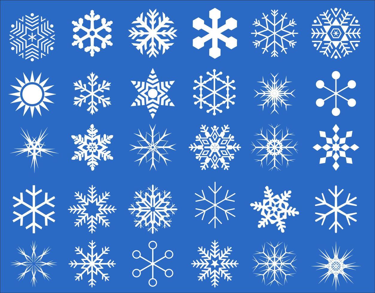 Christmas snow icon vector