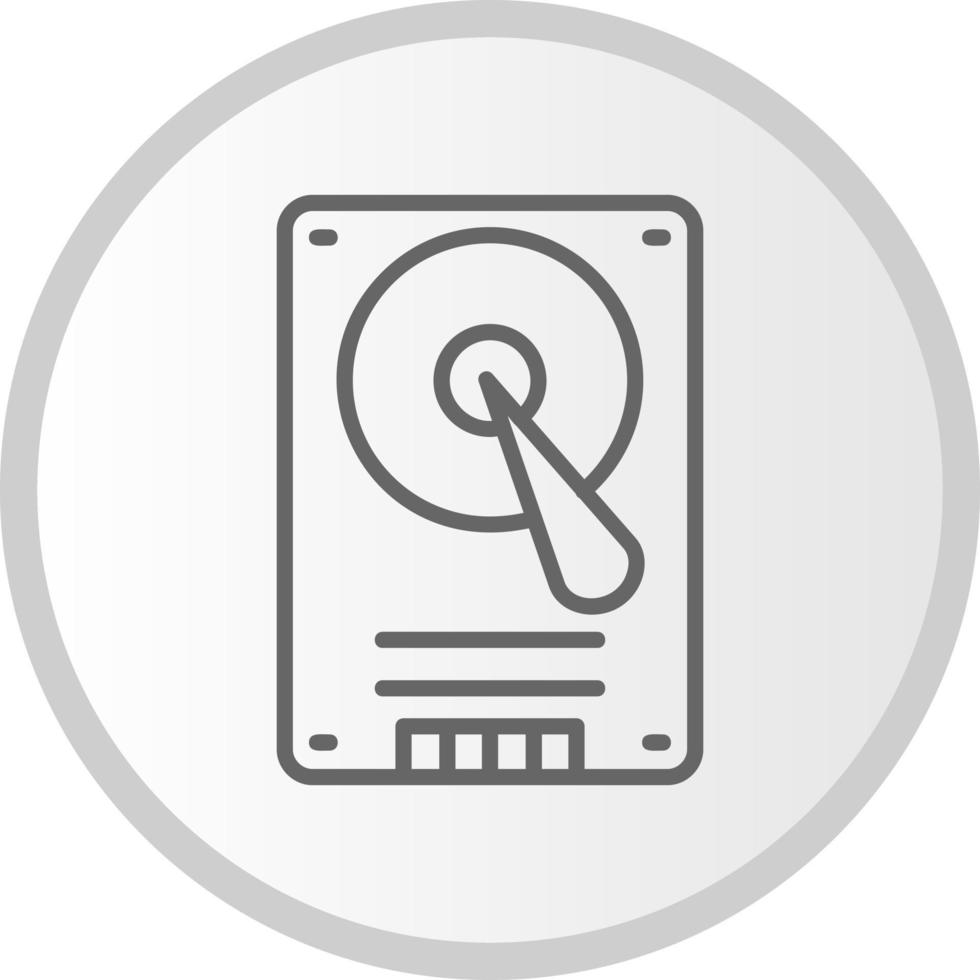Hard Disk Vector Icon