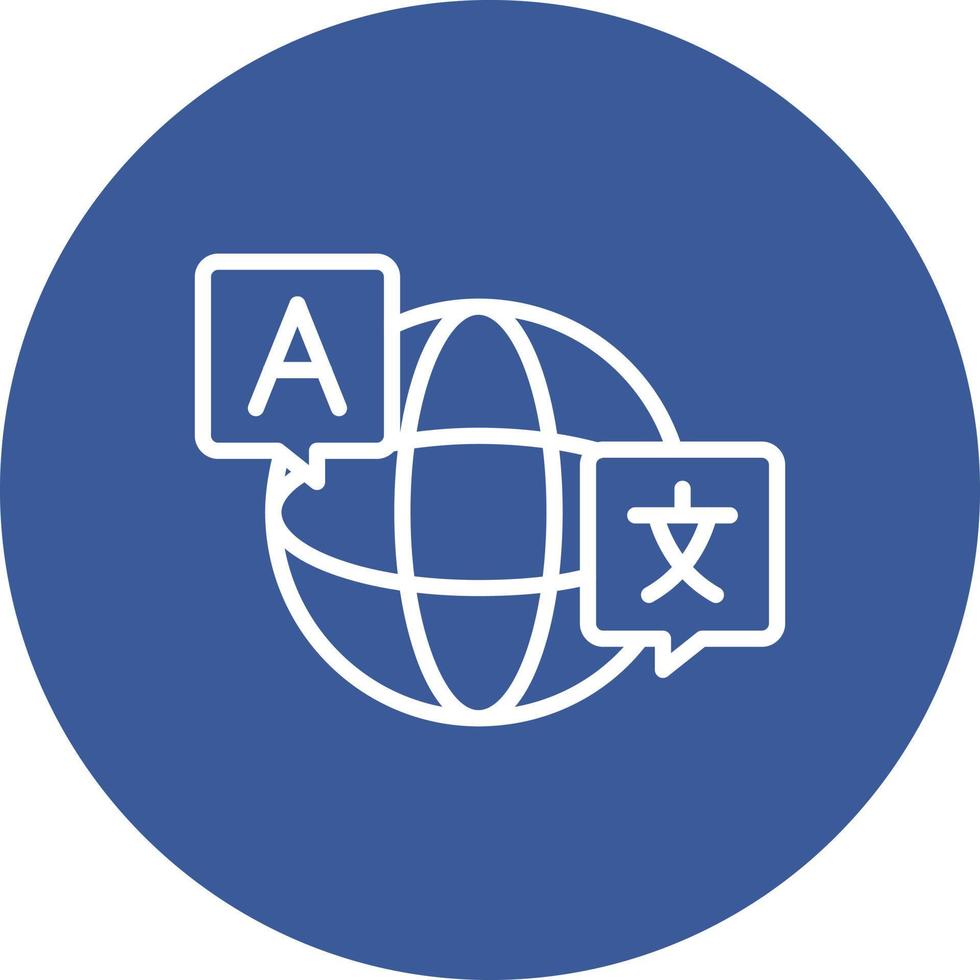 Foreign Language Vector Icon