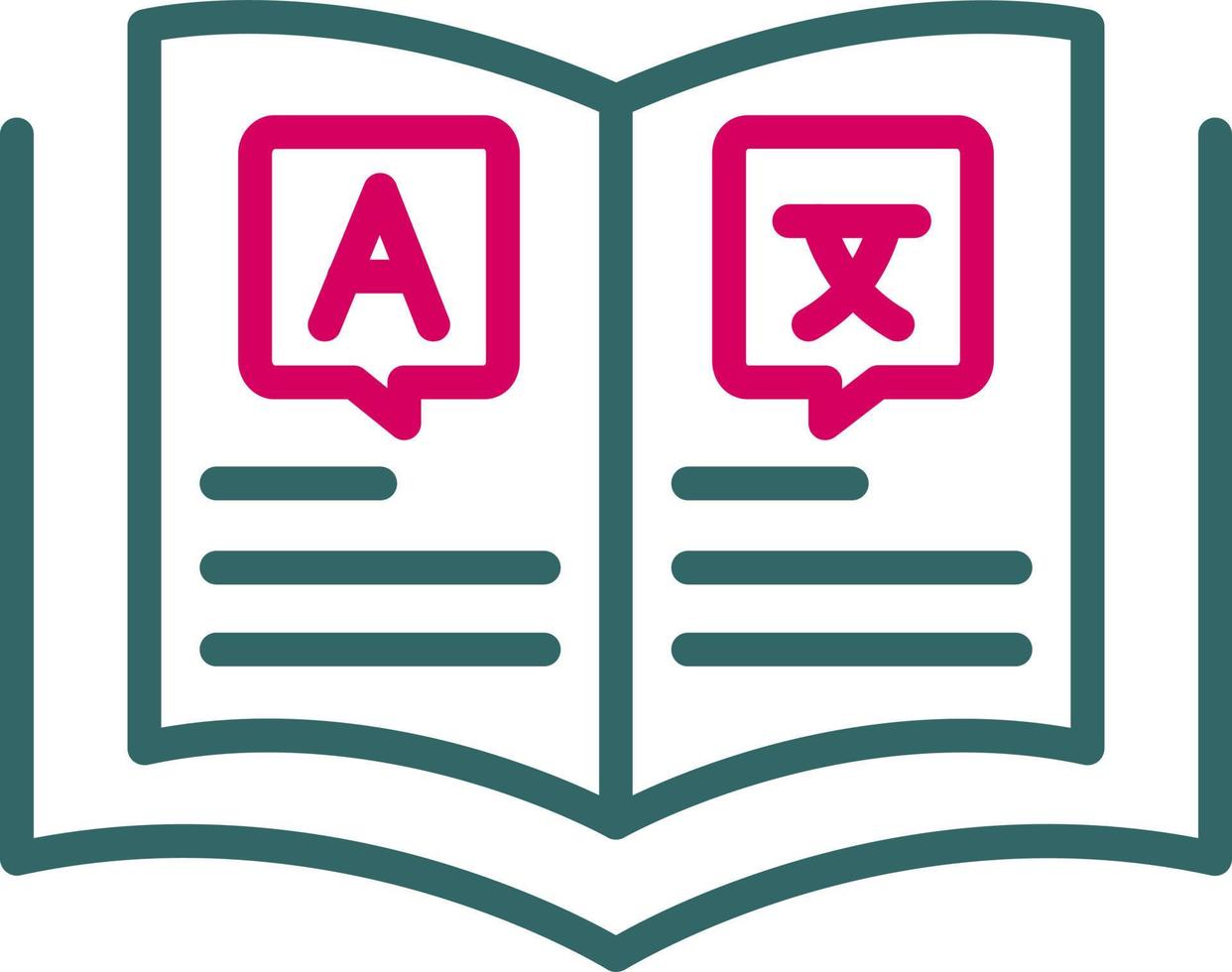 Dictionary Vector Icon