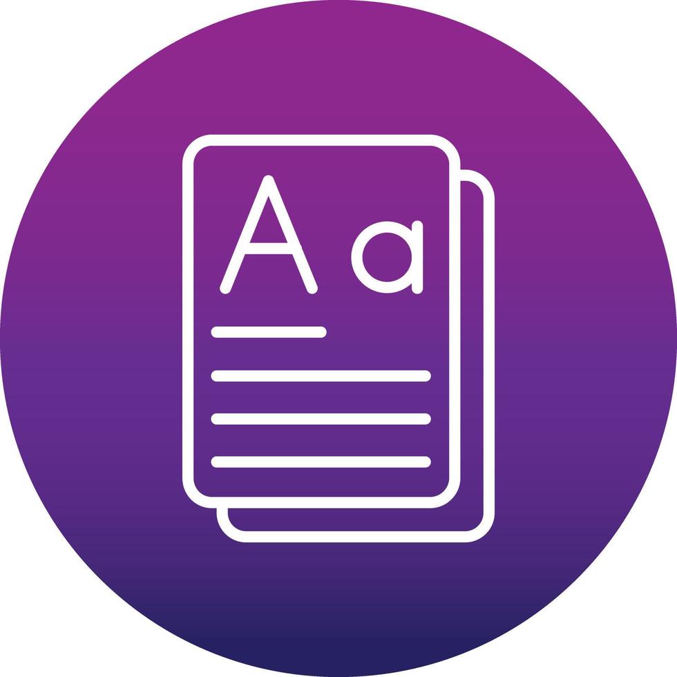 Flash Card Vector Icon