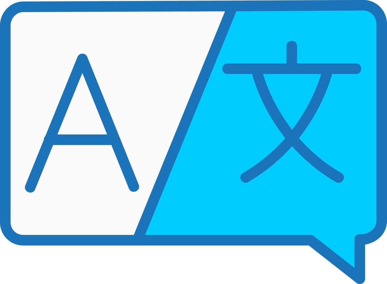 Foreign Language Vector Icon