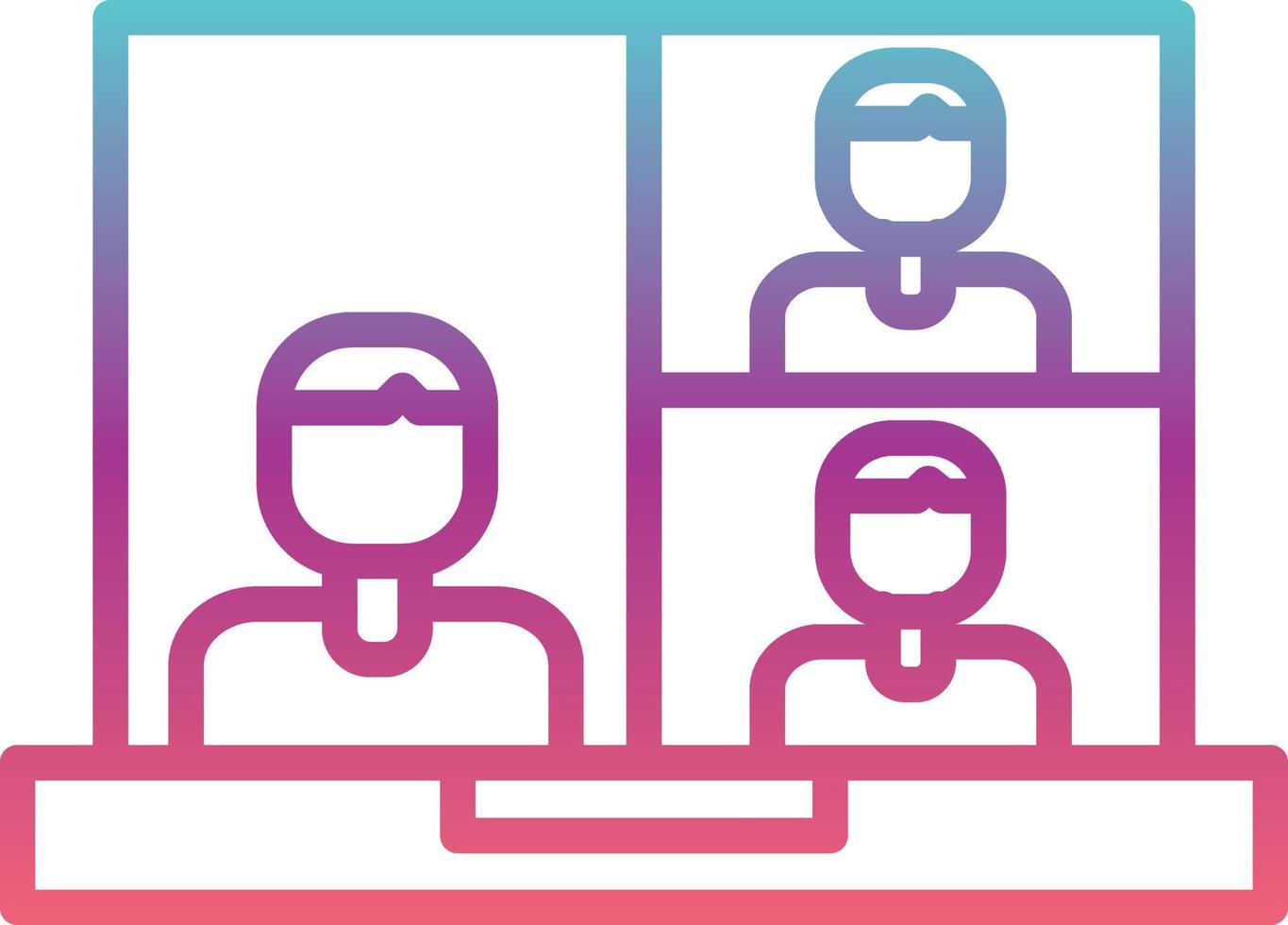 Online Class Vector Icon