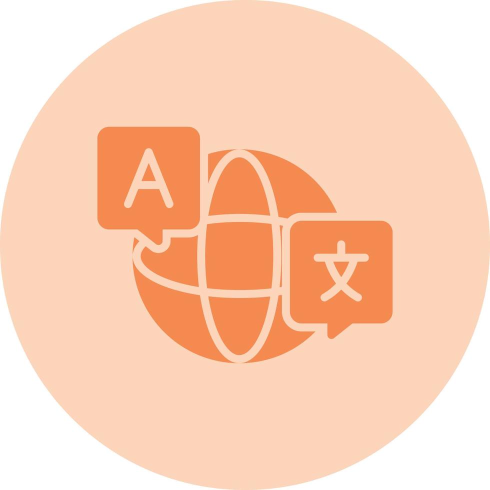 Foreign Language Vector Icon