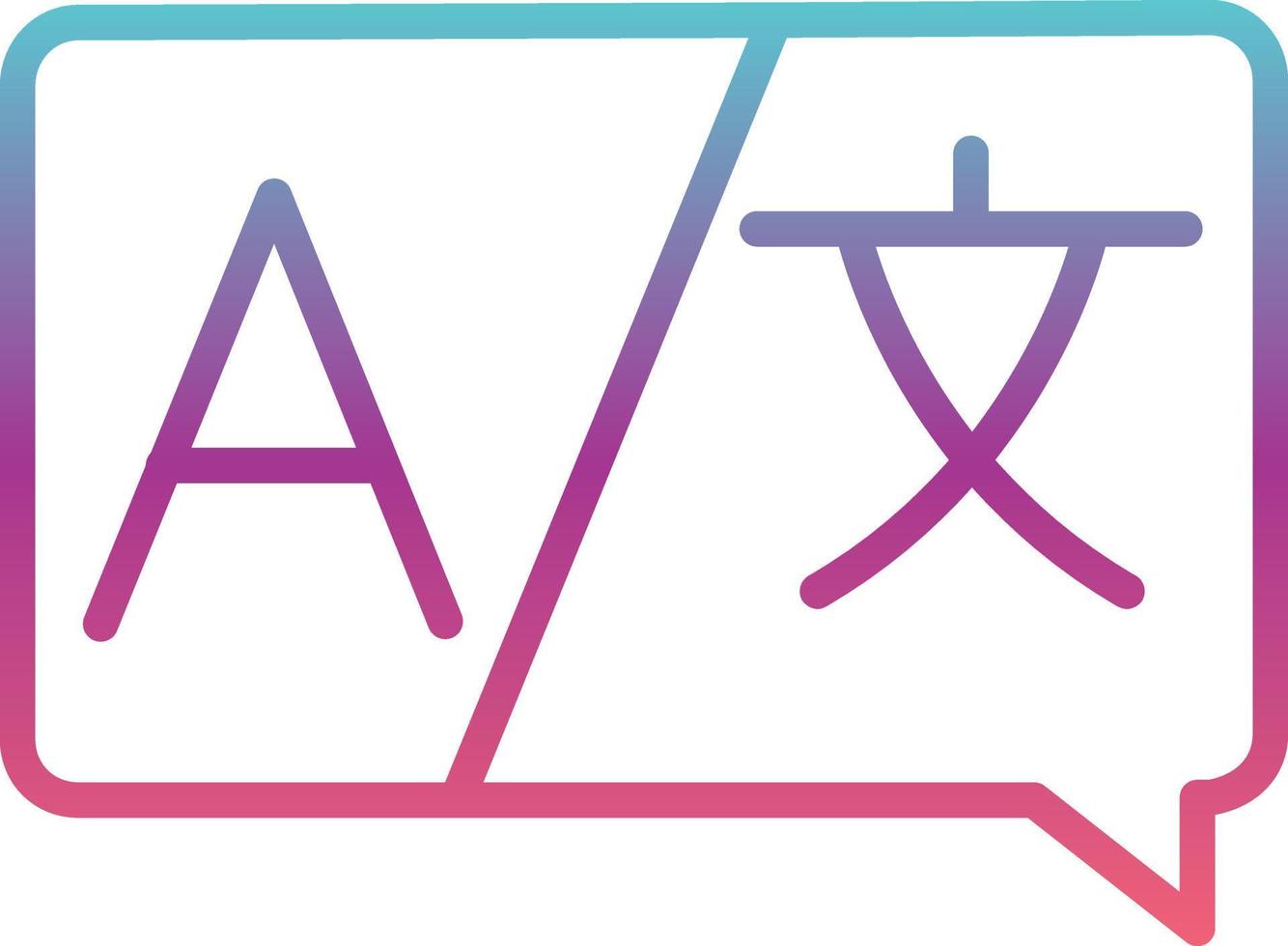 Foreign Language Vector Icon
