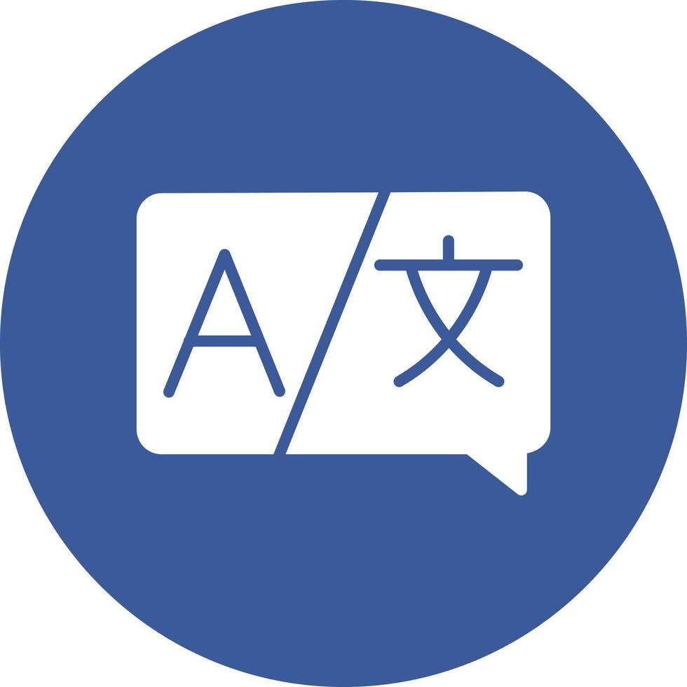 Foreign Language Vector Icon