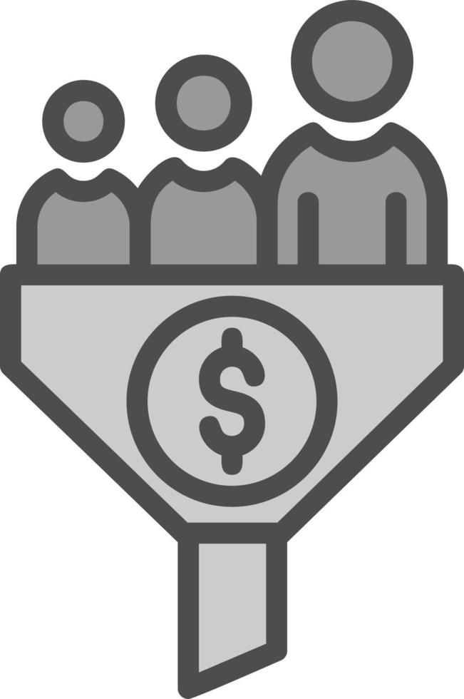 Sales Funnel Strategist Vector Icon Design