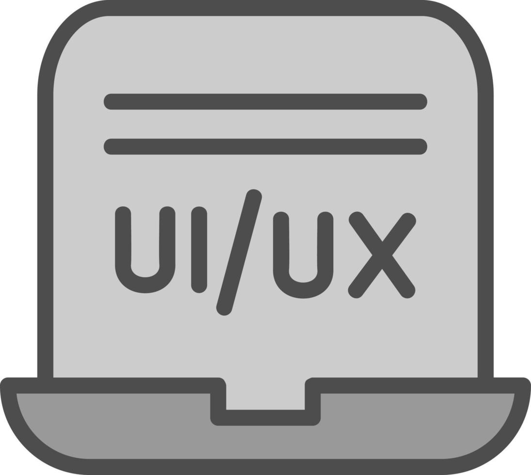 diseño de icono de vector de diseñador de ui ux