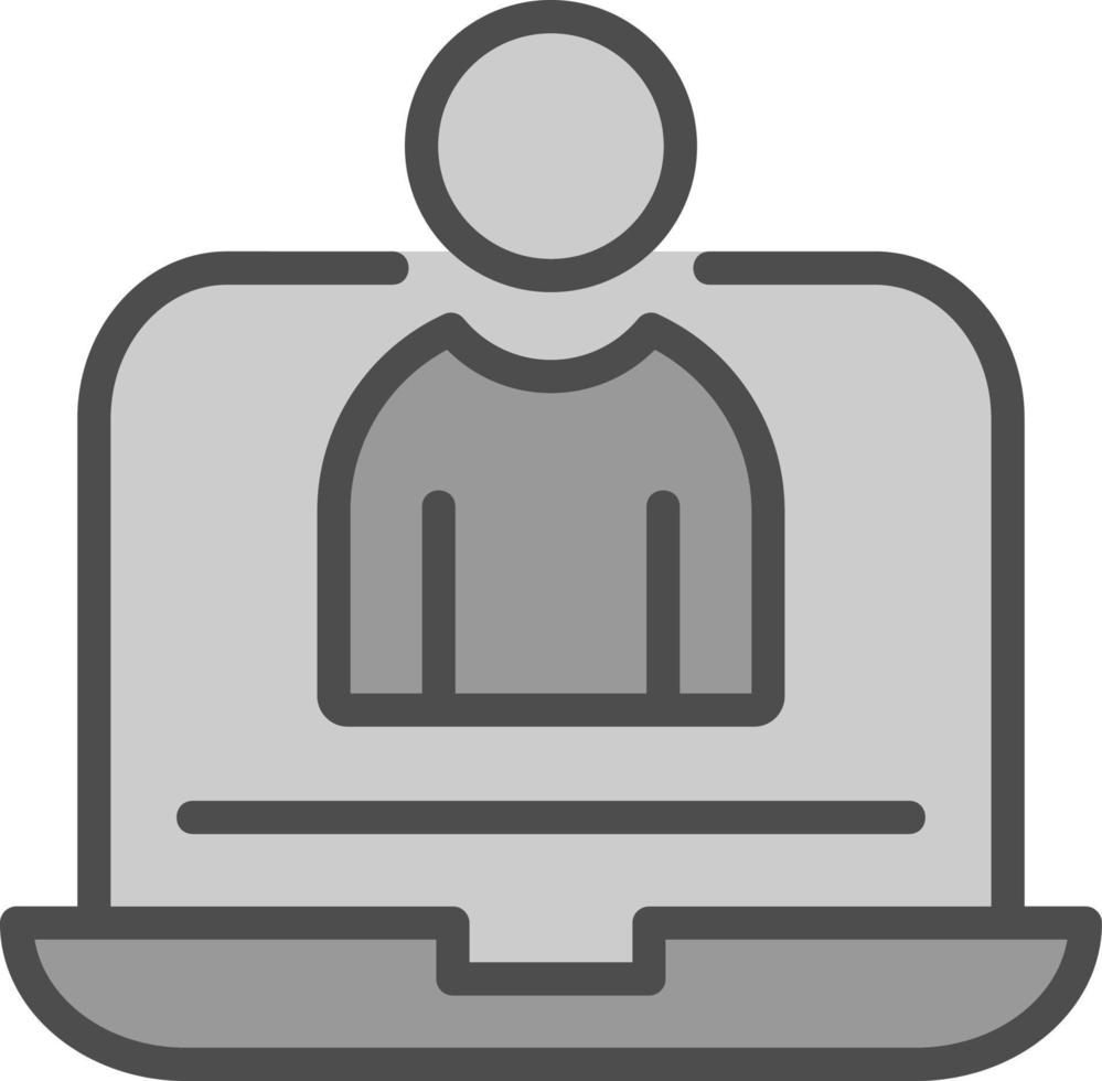 Virtual Assistant Vector Icon Design