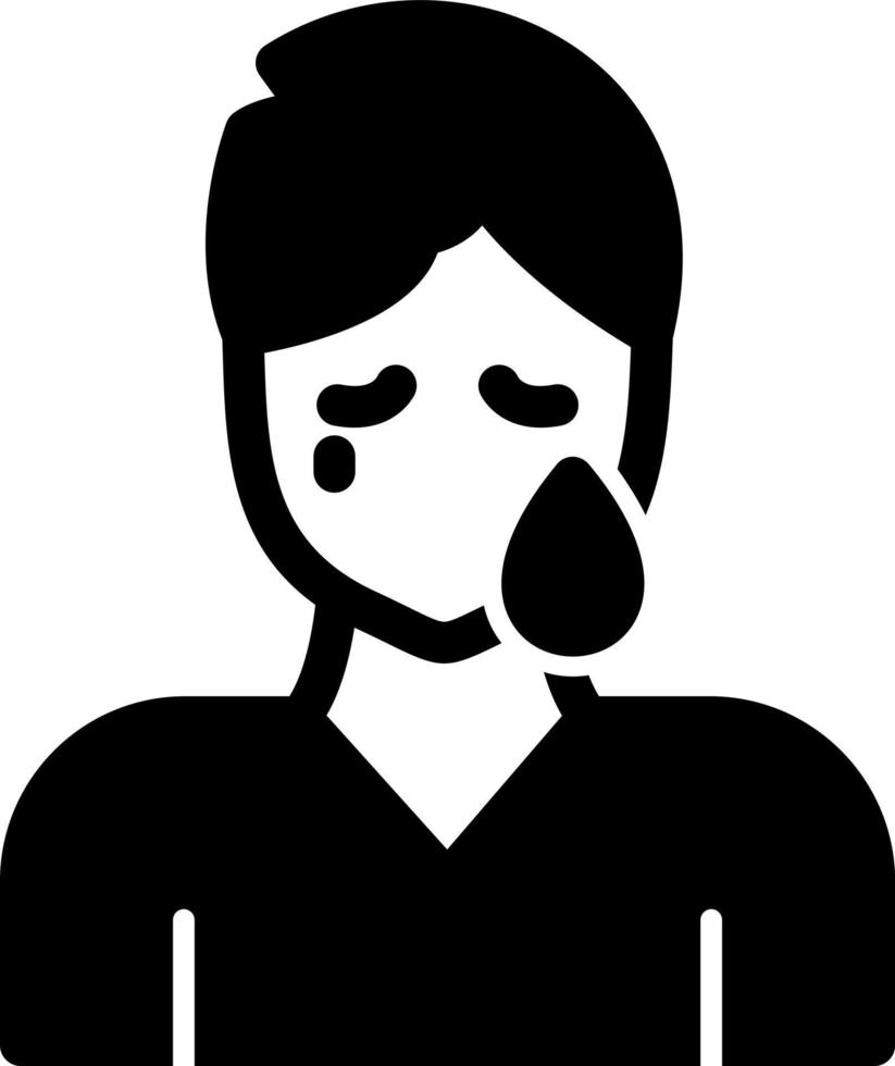 Grief Vector Icon Design