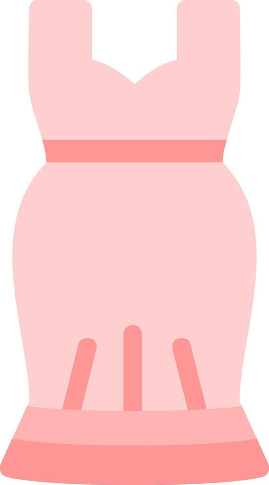 diseño de icono de vector de vestido de cóctel