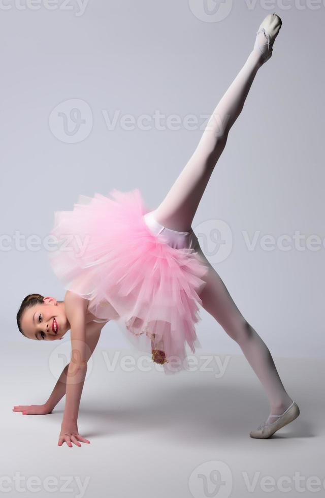 Beautiful girl ballet dancer. photo