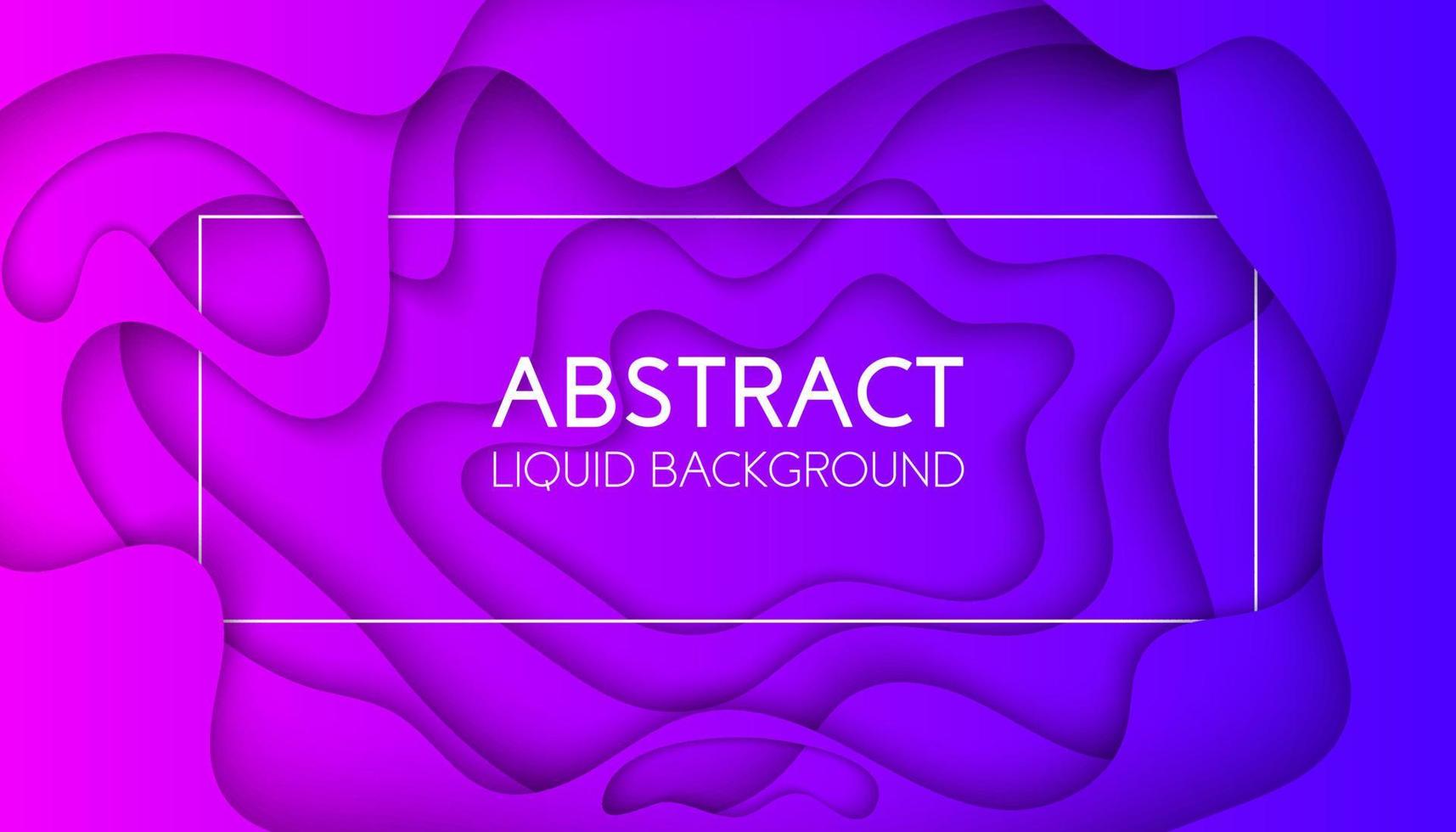 Vector background with gradient color paper cut shapes. 3D abstract liquid or fluid trendy style, design layout for business presentations, posters, decoration, landing page, site, brochure cover.