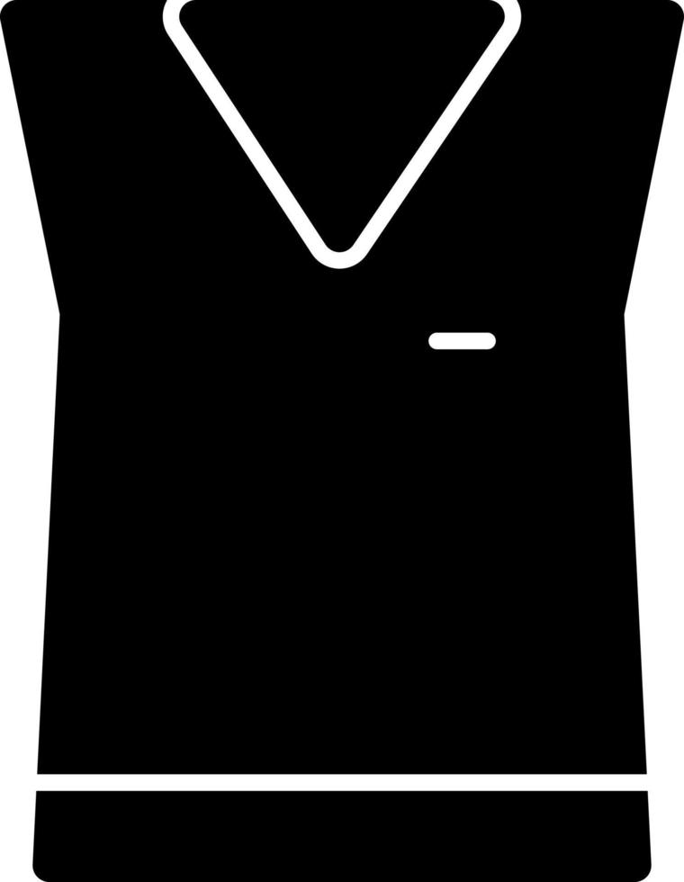 diseño de icono de vector de camisa sin mangas