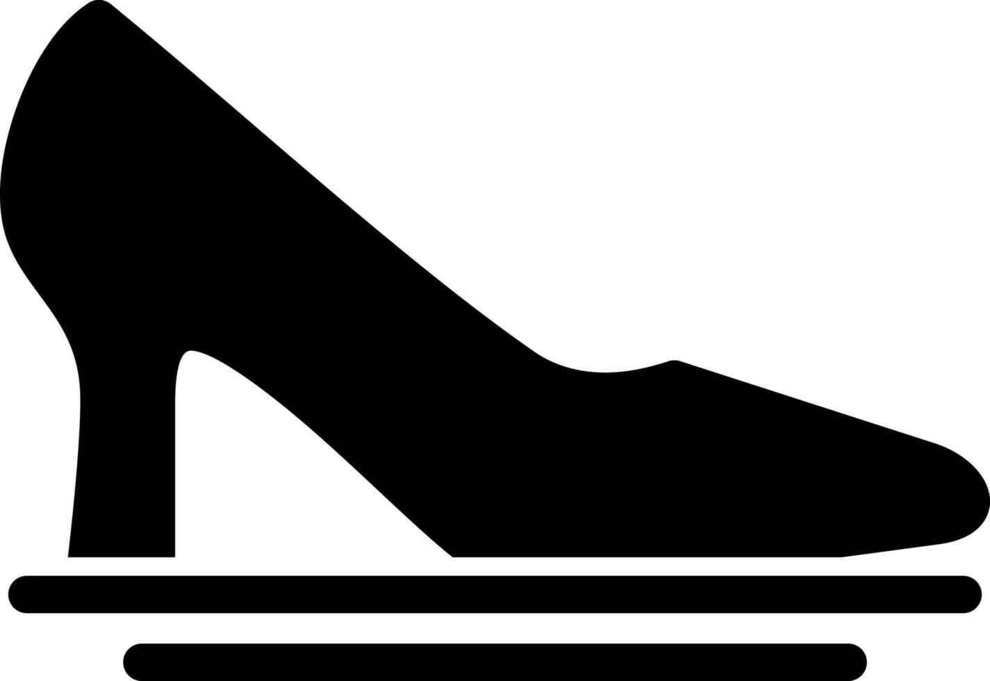 High Heel Vector Icon Design