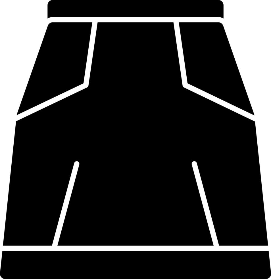 diseño de icono de vector de falda