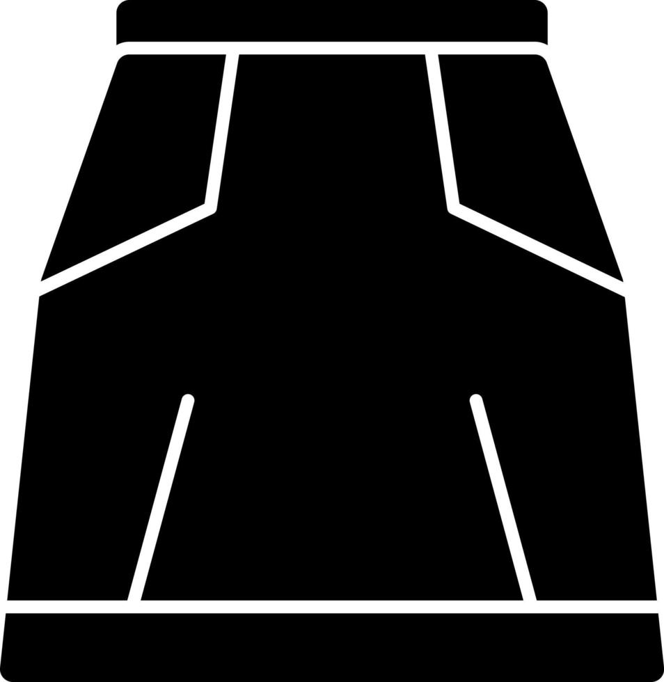Skirt Vector Icon Design