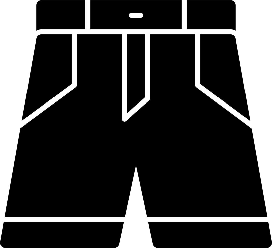 diseño de icono de vector de pantalones cortos de mezclilla