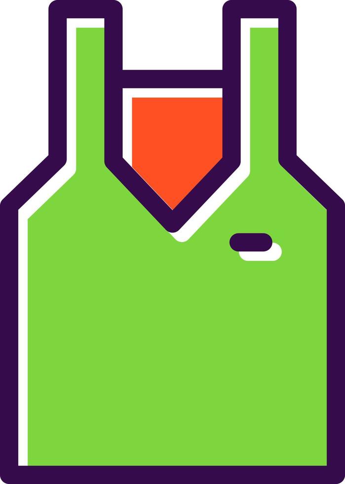 Tank Top Vector Icon Design