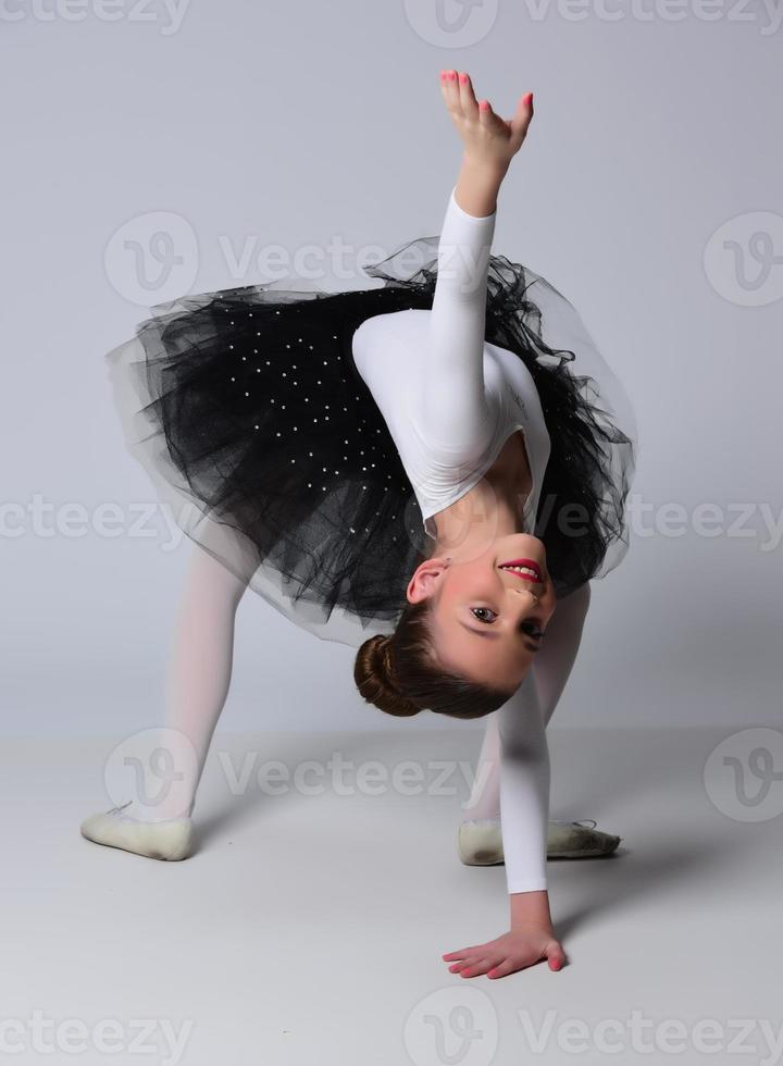 Beautiful girl ballet dancer. photo