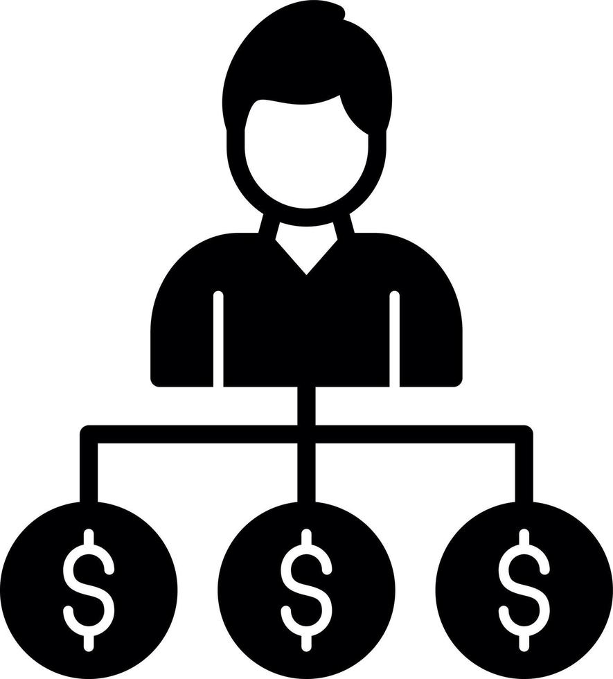 Affiliate Marketing Vector Icon Design