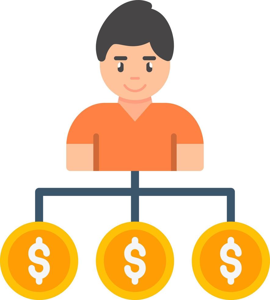 Affiliate Marketing Vector Icon Design