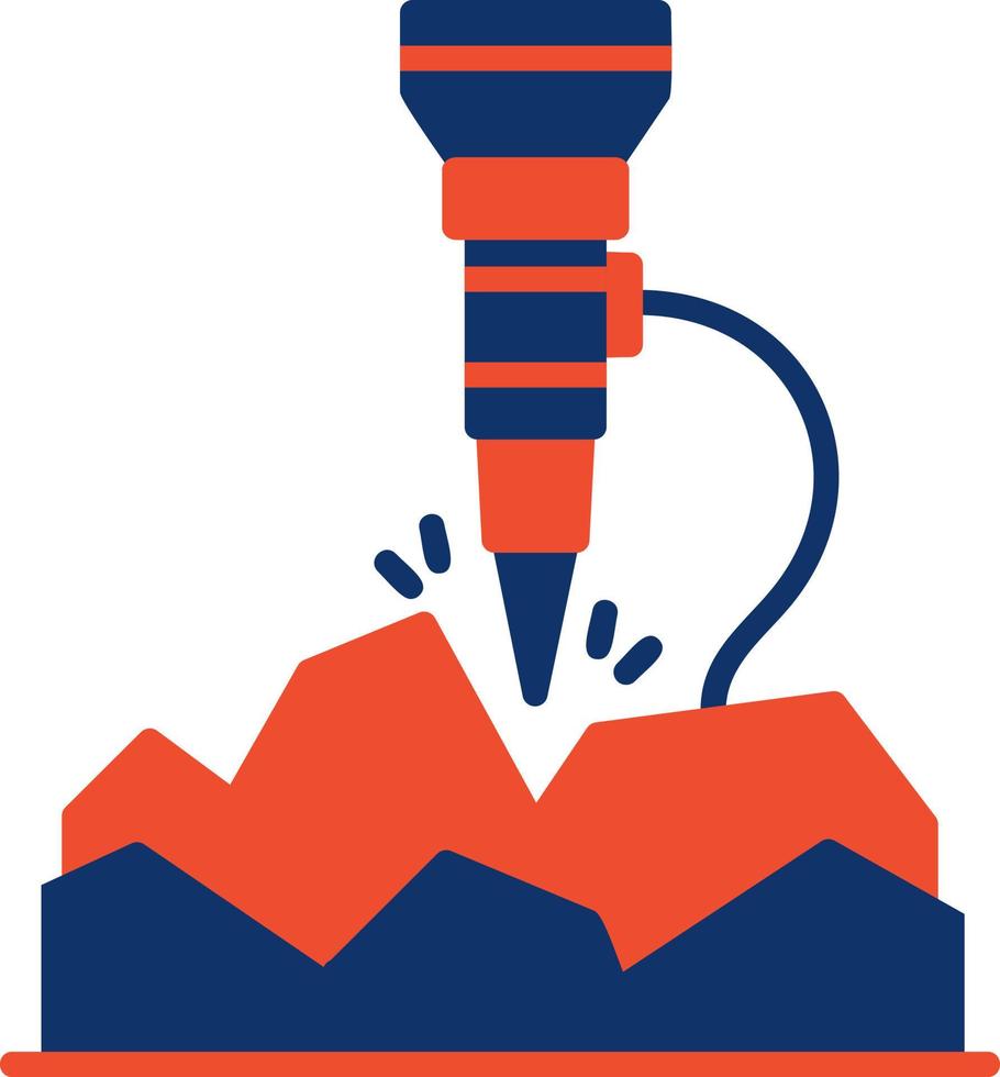 Mining Creative Icon Design vector
