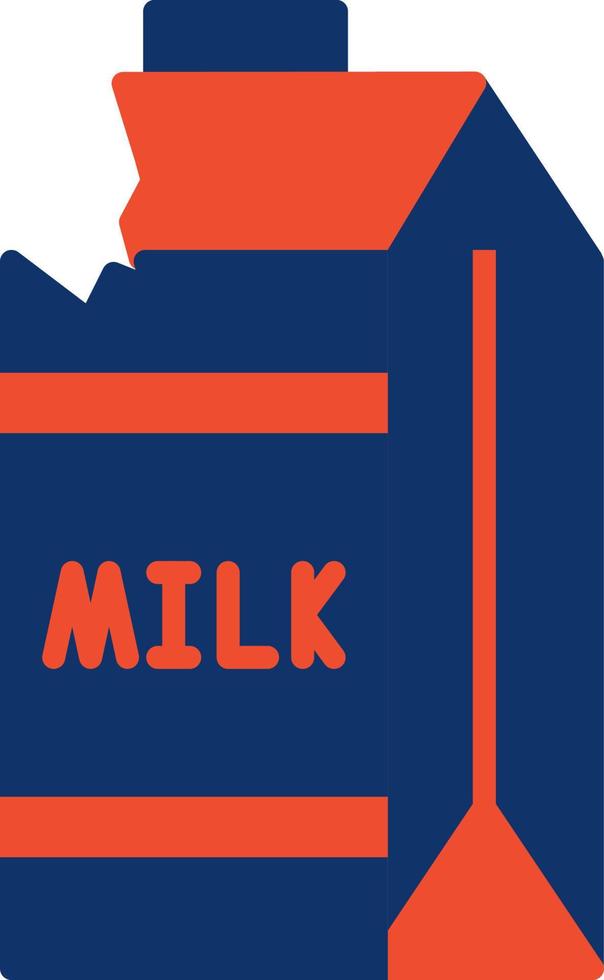 Milk Carton Creative Icon Design vector