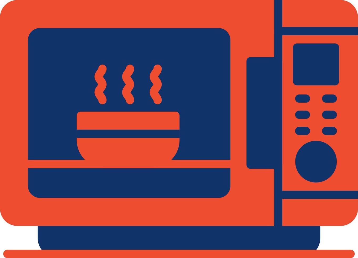 Microwave Creative Icon Design vector