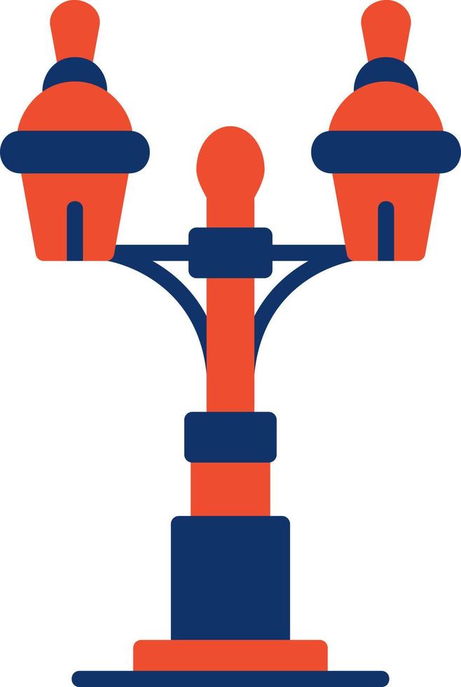 Street Lamp Creative Icon Design vector