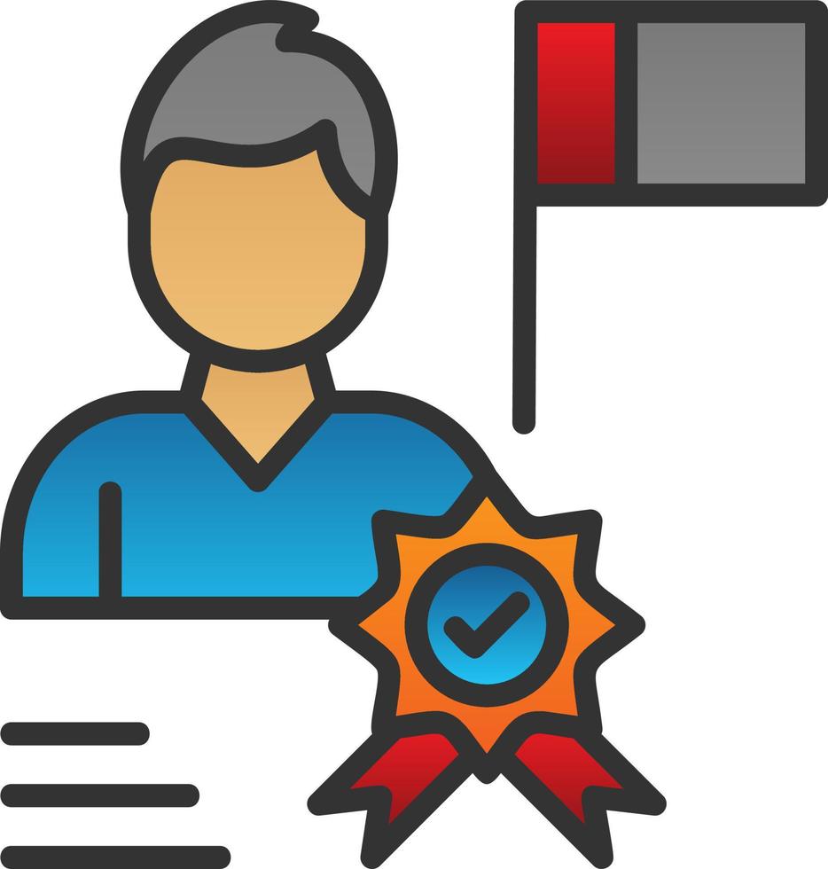 diseño de icono de vector de embajador