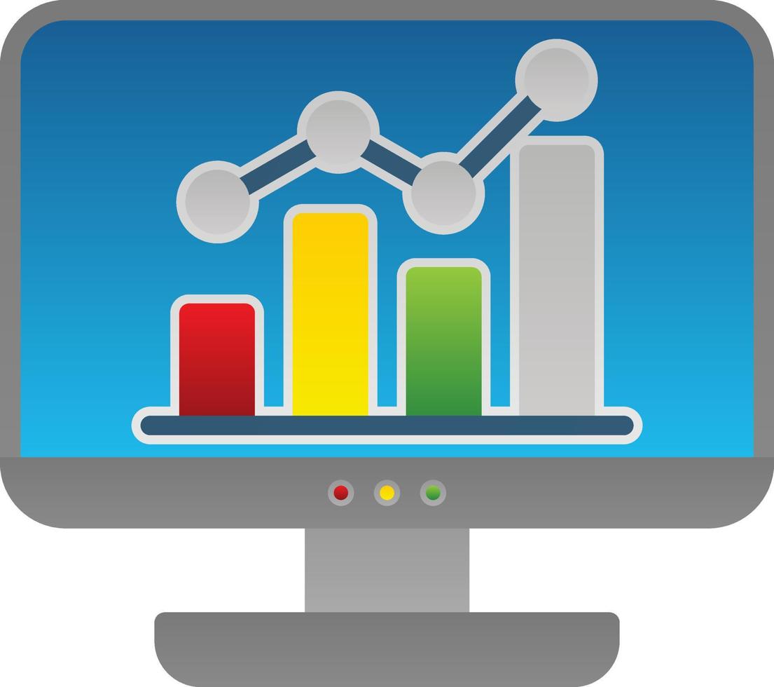 Analytics Vector Icon Design