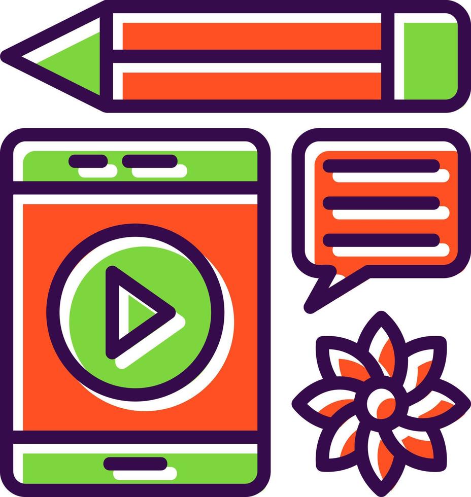 Flatlay Vector Icon Design
