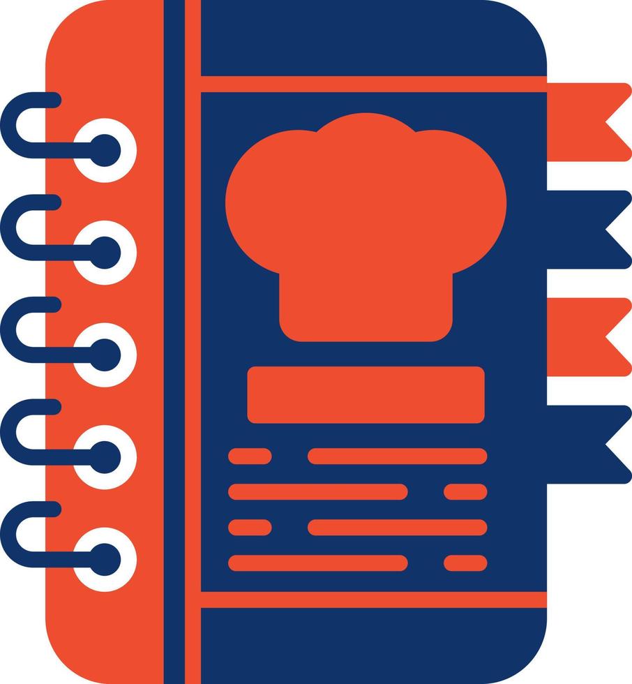 Recipe Book Creative Icon Design vector